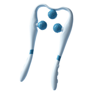 Masseur électrique pour le cou rechargeable par USB, appareil de massage pour le cou et les épaules pour usage au bureau avec trois têtes de massage - Product Image 2