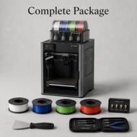 Printer 3D dengan Auto-Leveling H2C AMS Combo Kecepatan Tinggi Industrial FDM Konektivitas WiFi/USB Dukungan Multi-Warna Tipe Tertutup Core-XY