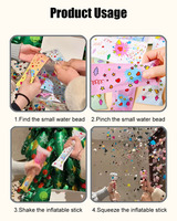 Pistolet à feux d'artifice gonflable automatique vente en gros pistolet à confettis auto-gonflant jouets de fête feux d'artifice de poche célébration