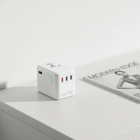 Adaptateur de Voyage Universel de Haute Qualité à Double Port USB Compact et Portable Industriel 10A 100W pour EU/UK/AU/US