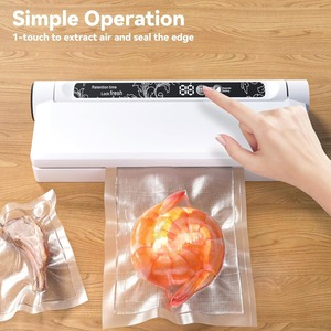 <b>Food</b> Vacuum <b>Sealer</b> Machine, Next-Gen Smart Vacuum <b>Sealer</b> | One-Touch Operation | Preserve Meat, Vegetables & Leftovers - Product Image 5
