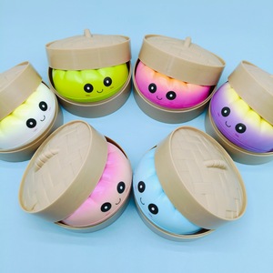 Juguete de descompresión de rebote lento con forma de bollo grande, simulación de Cha Siu Bao, para liberar la tensión, al por mayor - Product Image 5