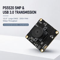 Module de caméra USB 3.0 5MP PS5520, carte 5 Gbit/s SuperSpeed 1/2,5 pouces pour borne de paiement automatique et point de vente intelligent