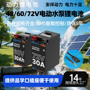Zynovix LiFePO4 <b>Battery</b> 60V 30Ah Deep Cycle Solar Water <b>Pump</b> - Product Image 5