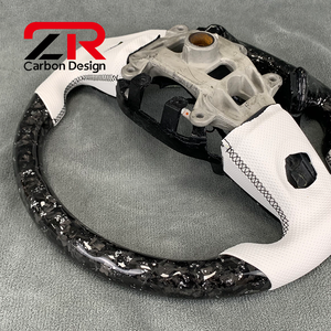 Volant sport en fibre de carbone forgée pour <span class=keywords><strong>Dodge</strong></span> <span class=keywords><strong>Ram</strong></span> 1500 Rebel 2500 3500 4500 5500 <span class=keywords><strong>SRT</strong></span> TRX RHO Pickup Truck <span class=keywords><strong>2020</strong></span>+ - Product Image 6