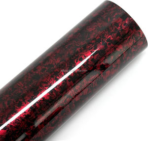 Vinilo Adhesivo de Fibra de Carbono Forjado para Autos, Rollo de Vinilo para Envoltura de Autos con Acabado Brillante de Piedra Triturada, Adhesivo Autoadhesivo de PET para Decoración de Autos - Product Image 5