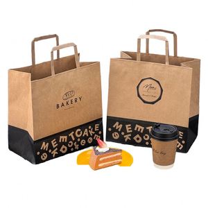 Bolsas de Compra de Papel Kraft Personalizadas Directas de Fábrica con Logotipo, Bolsas de Regalo de Lujo Ecológicas - Product Image 1