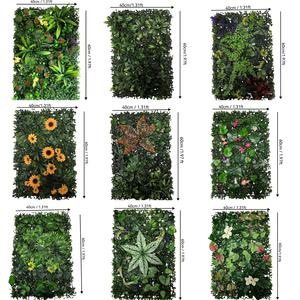 Panneaux de <span class=keywords><strong>haie</strong></span> artificielle en buis, toile de fond en herbe, mur de verdure, protection UV pour clôture d'intimité, jardin, extérieur, mariage - Product Image 4