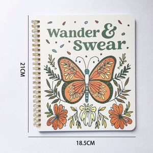 Libro de Colorear para Adultos con Diseño de Mariposas y Flores, con Impresión Personalizada para Uso Promocional - Product Image 5