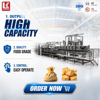 Ligne de friture industrielle continue pour tofu soufflé, machine automatique de fabrication de tofu soufflé frit
