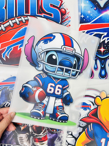 Vinilo Termotransferible Plastisol Personalizado <span class=keywords><strong>de</strong></span> los Buffalo Bills, Impresión DTF, Adhesivo para Camisetas, Impresión Termotransferible Duradera - Product Image 2