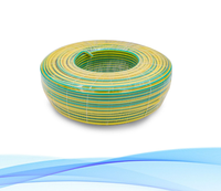 Câble de mise à la terre certifié CE isolé fil de cuivre flexible BVR4/6/10/16/25/35 vert jaune