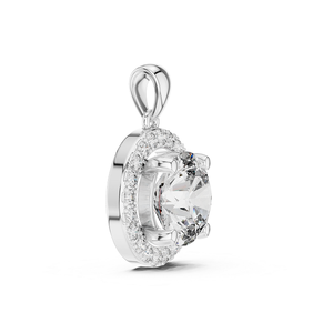 Pendentif en diamant cultivé en laboratoire, or certifié, pour cadeaux de mariage et occasions spéciales - Product Image 3