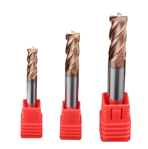 Solid Carbide 4 Flute Roughing End Mill HRC55 TiAlN Coating CNC Milling <b>Tool</b> for Steel - Product Image 2