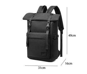 Designer Custom Travel Rolltop Laptop Rucksack Computer <strong>Backpack</strong> with logo Business Laptop <strong>Backpack</strong> Bags - Product Image 6