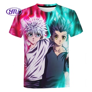 Nuevas camisetas japonesas con estampado 3D para mujer <span class=keywords><strong>HxH</strong></span> Streetwear moda manga corta para hombres camiseta de Anime - Product Image 5