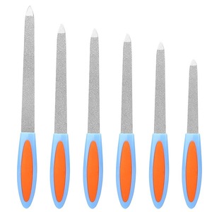 Stainless Steel Nail File 180 Grit Double Sided For Nail Art Polishing And Buffing Durable Tool - Product Image 1