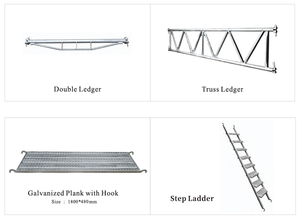 Giàn giáo ringlock thép nặng, độ bền tuyệt vời hỗ trợ lắp ráp lặp đi lặp lại và tái sử dụng - Product Image 5