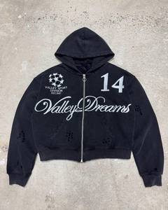 OEM & ODM Chất Lượng Cao Người Đàn Ông Của Áo Thời Trang In Kỹ Thuật Số Thiết Kế Quá Trình Giặt Của Người Đàn Ông Dây Kéo Áo Tùy Biến Bán Buôn - Product Image 1