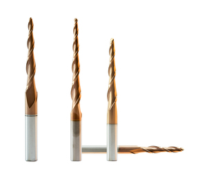 Double-edged Taper Ball <strong>End</strong> <strong>Mill</strong> with Coated Aluminum Metal Relief Bevel Cutter <strong>Tungsten</strong> Steel Alloy Extended <strong>End</strong> <strong>Mill</strong> - Product Image 1