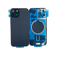 Coque arrière pour iPhone 15 15 Plus avec anneau magnétique préinstallé et objectif d'appareil photo, vente en gros, stocks d'usine