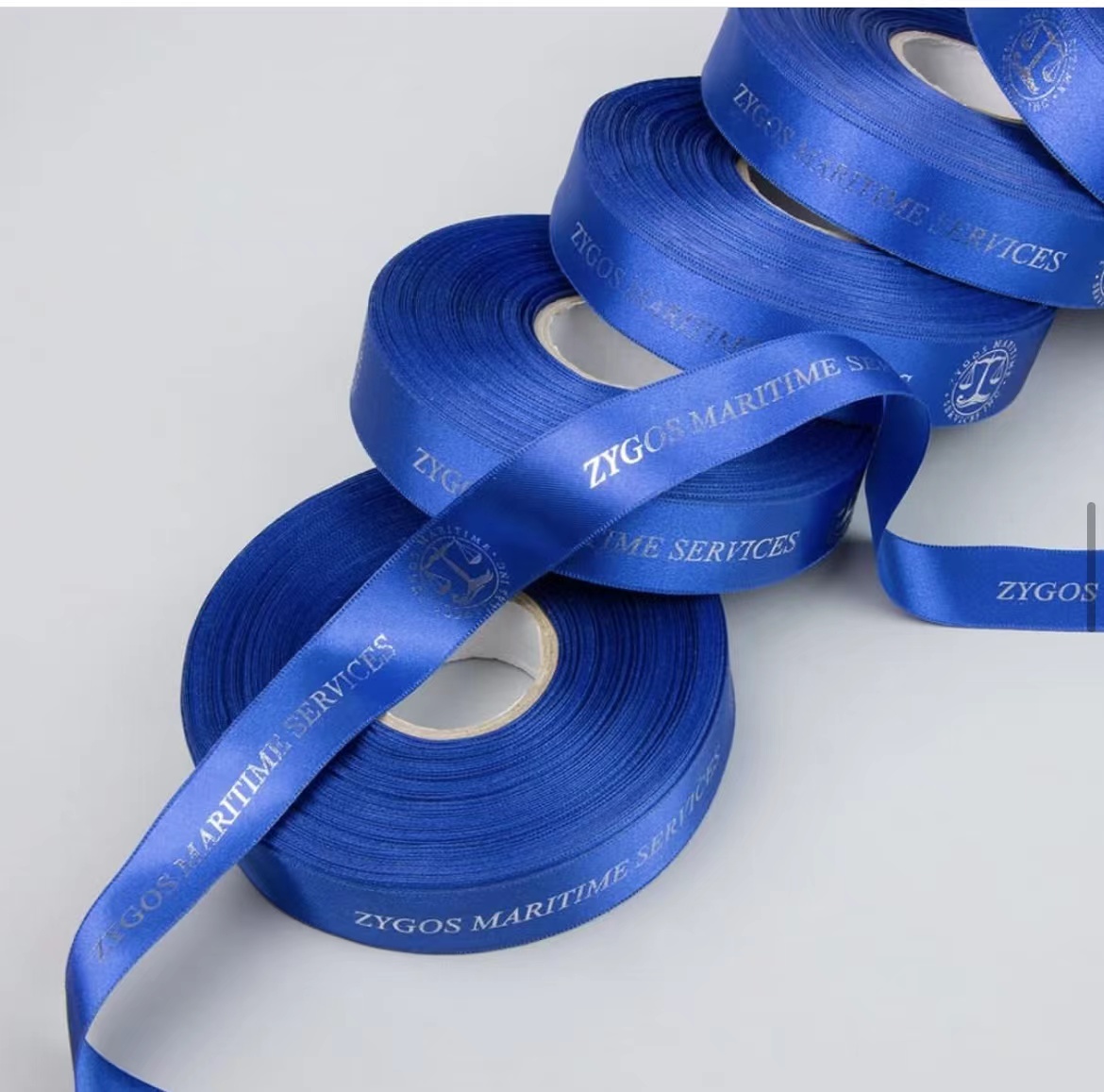 Белая атласная лента с логотипом на заказ, 20 мм, блестящая подарочная упаковка, лента в упаковке