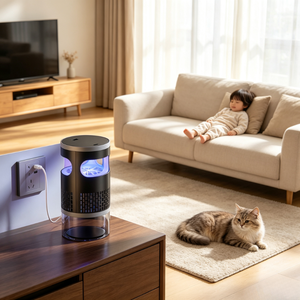 Lampe <span class=keywords><strong>anti</strong></span>-moustiques à semi-conducteurs, aspiration turbo silencieuse, piège UV écologique, portable <span class=keywords><strong>USB</strong></span> pour chambre et salon - Product Image 5