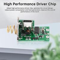 Carte pilote de batterie au Lithium double 6-8.4V pour 2*18650/26650 Batteries Module d'entraînement de lampe de poche pour perles LED 15-20W