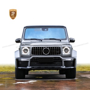 PP Chất Liệu Cơ Thể Kit Đối Với Mercedes Benz G Class W464 Nâng Cấp Facelift W465 Bra-B Xe Phía Trước Phía Sau <span class=keywords><strong>Bumper</strong></span> Lắp Ráp Bộ Phận Cơ Thể - Product Image 6