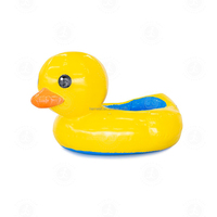 Étang de canard jaune gonflable écologique de haute qualité jeux d'eau flottants jeux de canard gonflables pour les petits enfants
