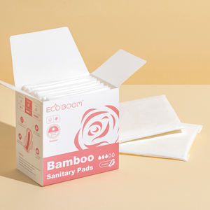 Protector de fugas OEM ODM, almohadilla menstrual de bambú, antisarpullido, servilleta orgánica sanitaria premium - Product Image 2