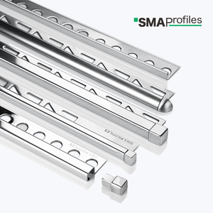 Profilés SMA Design moderne Acier inoxydable 304 Transition <span class=keywords><strong>Angle</strong></span> droit Bordure de carrelage <span class=keywords><strong>Finition</strong></span> miroir 8K Étanche pour utilisation en appartement - Product Image 2