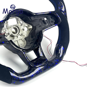 Volante de Fibra de Carbono Personalizado para Volkswagen VW Golf 7 MK7 Mk7.5 GTI Scirocco <span class=keywords><strong>Polo</strong></span> GTS <span class=keywords><strong>R</strong></span> <span class=keywords><strong>Line</strong></span> 2014-2017 - Product Image 5