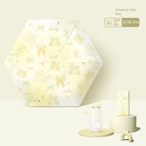 Parapluie de poche pliable miniature noir à six plis avec motif de <span class=keywords><strong>papillon</strong></span> mignon - Product Image 6