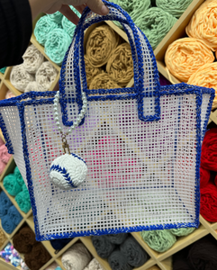 Bolsa <span class=keywords><strong>de</strong></span> Malla Resistente al Agua, Kit <span class=keywords><strong>de</strong></span> Crochet DIY, Opciones <span class=keywords><strong>de</strong></span> Color y Tamaño Personalizadas, para Deportes, Natación, Playa, Compras al Aire Libre, para Adultos - Product Image 3