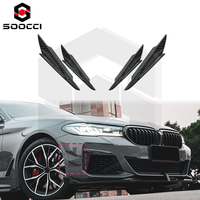 Kit de lames d'air pour pare-chocs avant en fibre de carbone sèche TAKD pour BMW G30 G31 520i 530i 540i M550i 2020-2023