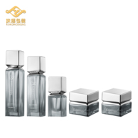Flacons en verre de luxe professionnels de 100 ml avec pompe pour lotion, crème, essence – Emballages cosmétiques vides en verre pour contenants de soins de la peau