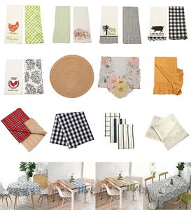 Mantel de Alta Calidad 100% Poliéster, Diseño Clásico a Cuadros Blanco y Negro, Tejido Cuadrado de 56x56 Pulgadas, para Uso Doméstico en Todas las Temporadas - Product Image 6