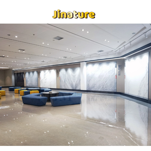 אריחי פורצלן דמויי שיש מבריקים בעובי 12 מ\\\"מ בעיצוב מודרני לריצוף/חיפוי קירות פנים עבור וילות, בתי מלון, מטבחים וחדרי אמבטיה - Product Image 6