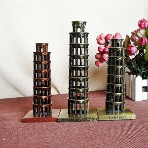 <span class=keywords><strong>Pisa</strong></span> tháp nghiêng mô hình, kim loại kẽm hợp kim thành phố quà lưu niệm bức tượng sáng tạo quà tặng trang trí nội thất cổ điển nhựa thủ công mỹ nghệ/ - Product Image 5