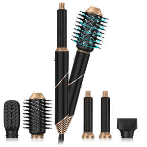 Nouvelle conception de coiffure, sèche-cheveux brosse coiffante 5 en 1, professionnel, pliable, haute vitesse, pour un séchage et un coiffage rapides - Product Image 1