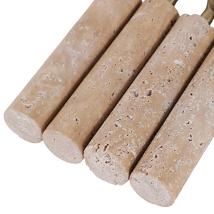 Set di Utensili per Servire il Formaggio con Manici in Pietra, Accessori da Cucina in Acciaio Inossidabile, Servizi Decorativi per Intrattenere - Product Image 6