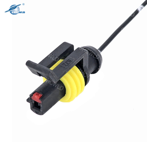 ชุด AMP1.5 282079-1 282103-1ช่องเสียบสายไฟรถยนต์แบบ1PIN ตัวเชื่อมต่อสายไฟแบบกำหนดเองได้ - Product Image 1