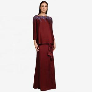 Abaya — robe musulmane à motifs floraux, vêtements islamiques, manches longues, en Satin doux, <span class=keywords><strong>Baju</strong></span> <span class=keywords><strong>Kurung</strong></span> et baja, nouvelle collection - Product Image 3
