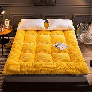 <span class=keywords><strong>Matelas</strong></span> de Sol Pliable Hiver Doux Épais <span class=keywords><strong>Matelas</strong></span> Futon pour Chambre <span class=keywords><strong>Matelas</strong></span> Tatami Jaune - Product Image 2