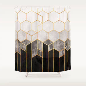 <span class=keywords><strong>Rideau</strong></span> <span class=keywords><strong>de</strong></span> <span class=keywords><strong>douche</strong></span> <span class=keywords><strong>en</strong></span> polyester blanc vierge pour sublimation, imperméable, ignifuge, lourd, pour la salle <span class=keywords><strong>de</strong></span> bain, le mariage, la décoration <span class=keywords><strong>de</strong></span> la maison - Product Image 6