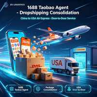 Agent de dropshipping et d'approvisionnement 1688 Taobao, service de consolidation et d'expédition aérienne rapide DDP porte-à-porte Chine-USA via DHL UPS Express