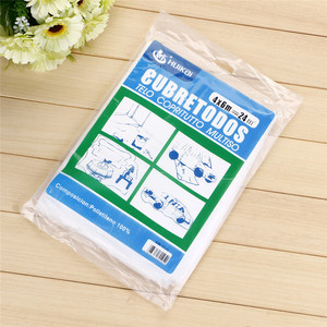 4*5m 12 * 15ft PE sơn <span class=keywords><strong>Drop</strong></span> Shipping tấm vải sơn phòng chống tấm nhựa bụi Bìa - Product Image 5