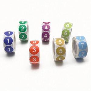 Etiquetas Adhesivas Numeradas Circulares Digitales al por Mayor, Etiquetas Impresas Autoadhesivas - Product Image 3