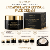 Crème Visage OEM ODM Encapsulée au Peptide et Céramide, Raffermissante, Hydratante, Lissante, Anti-rides, Soin de Nuit Marque Privée